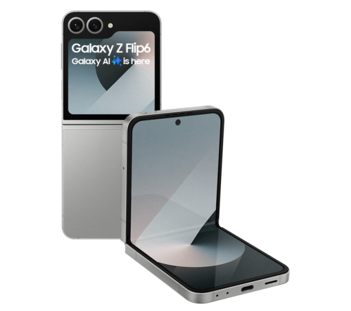 SAMSUNG Galaxy Z Flip6 - 512 GB, Silver, Silver/Grey