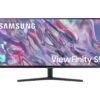 SAMSUNG LS34C500GAUXXU Wide Quad HD 34" VA LED Monitor - Black, Black