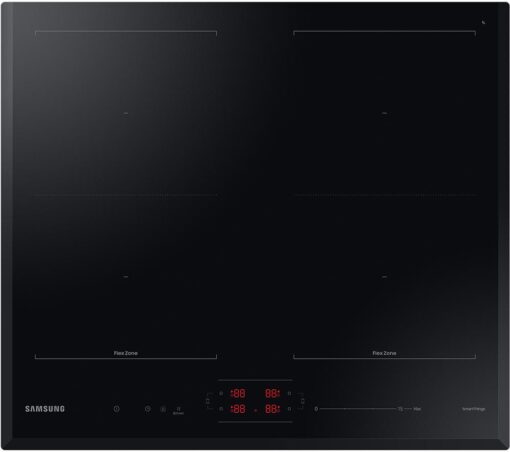 SAMSUNG NZ64B5066KK/U1 59 cm Electric Induction Smart Hob - Black, Black