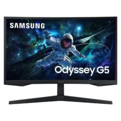 SAMSUNG Odyssey G5 LS32CG552EUXXU Quad HD 32" Curved VA LCD Gaming Monitor - Black, Black