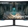 SAMSUNG Odyssey G65B LS32BG650EUXXU Quad HD 32" Curved VA Smart Gaming Monitor - Black, Black