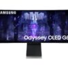 SAMSUNG Odyssey G8 LS34BG850SUXXU 4K Quad HD 34" Curved OLED Smart Gaming Monitor - Black, Black