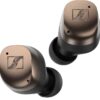 SENNHEISER Momentum MTW4 Wireless Bluetooth Noise-Cancelling Sports Earbuds - Black Copper, Black