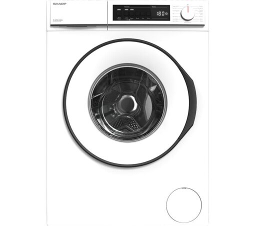 SHARP ES-NFB814BWNA 8 kg 1400 Spin Washing Machine - White, White