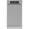 SHARP QW-NS1CF49ES-EN Slimline Dishwasher - Silver, Silver/Grey