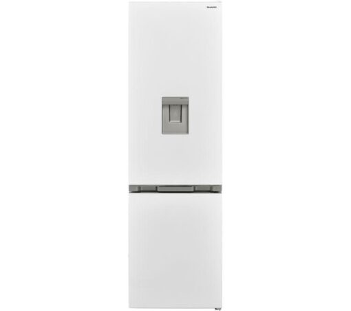 SHARP SJ-BB05DTDWE-EN 60/40 Fridge Freezer - White, White