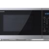 SHARP YC-MS252AU-S Solo Microwave - Silver, White