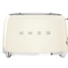 SMEG 50's Retro TSF01CRUK 2-Slice Toaster - Cream, Green