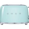 SMEG 50's Retro TSF01PGUK 2-Slice Toaster - Pastel Green, Green