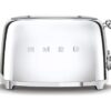 SMEG 50's Retro TSF03SSUK 4-Slice Toaster - Stainless Steel, Stainless Steel