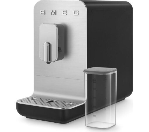 SMEG BCC13BLMUK Bean to Cup Coffee Machine - Matte Black, Black