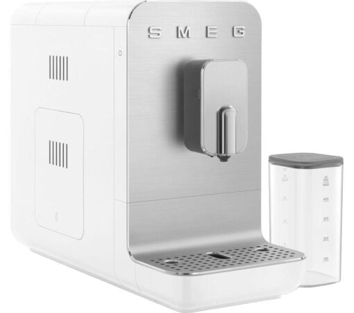 SMEG BCC13WHMUK Bean to Cup Coffee Machine - Matte White, White