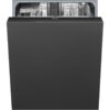 SMEG DID211DS Full-size Fully Integrated Dishwasher - Black, Black