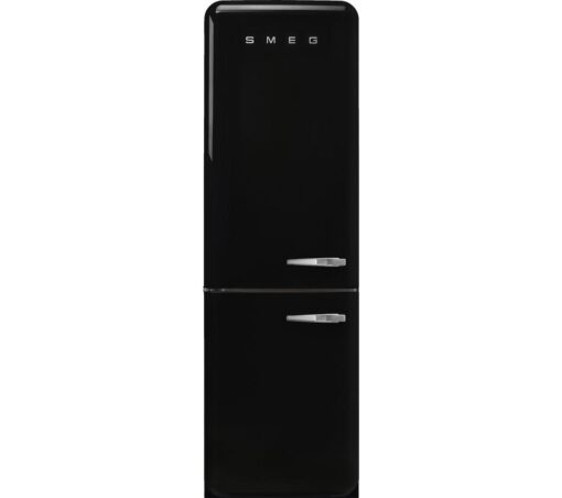 SMEG FAB32LBL5UK 60/40 Fridge Freezer - Black, Black