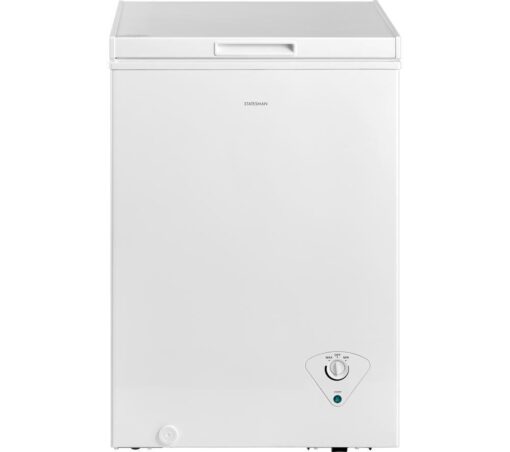 STATESMAN CHF100 Chest Freezer - White, White