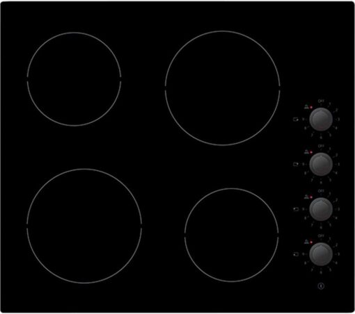 STATESMAN CHZ460D 59 cm Electric Ceramic Hob - Black, Black