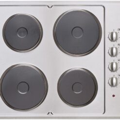 STATESMAN ESH630SS 58 cm Electric Solid Plate Hob - Stainless Steel, Stainless Steel