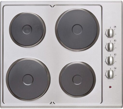 STATESMAN ESH630SS 58 cm Electric Solid Plate Hob - Stainless Steel, Stainless Steel