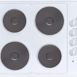 STATESMAN ESH630WH 58 cm Electric Solid Plate Hob - White, White