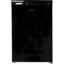 STATESMAN L255B Undercounter Fridge - Black, Black