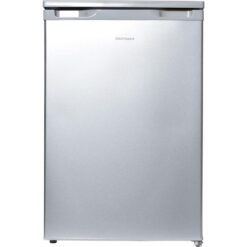 STATESMAN L255S Undercounter Fridge - Silver, Silver/Grey