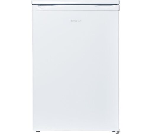 STATESMAN L255W Undercounter Fridge - White, White