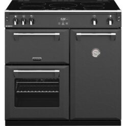 STOVES Richmond S900Ei 90 cm Electric Induction Range Cooker - Anthracite & Chrome, Black