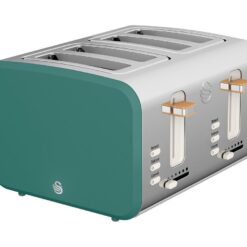 SWAN Nordic ST14620GREN 4-Slice Toaster - Green