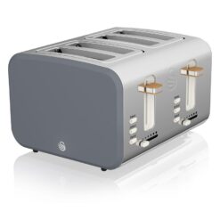 SWAN Nordic ST14620GRYN 4-Slice Toaster - Grey