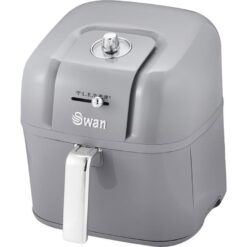 SWAN Retro SD10510GRN Air Fryer - Grey, Silver/Grey