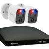 SWANN Enforcer SWDVK-456802MQB 4-channel 4K Ultra HD DVR Security System - 1 TB, 2 Cameras, Black,White