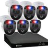 SWANN Enforcer SWDVK-846806SL-EU 8-Channel Full HD 1080p DVR Security System - 1 TB, 6 Cameras, Black,White