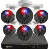 SWANN Enforcer SWNVK-889906-EU 8-channel 4K Ultra HD NVR Security System - 2 TB, 6 Cameras, Black,White