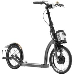 SWIFTY SCOOTERS ONE-e Electric Folding Scooter - Anthracite Black, Black