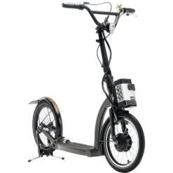 SWIFTY SCOOTERS ONE-e TALL Electric Folding Scooter - Black, Black