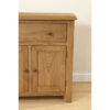 Shrewsbury Compact Sideboard with 1 Drawer And 2 Doors - L32 x W80 x H80 cm - Oak