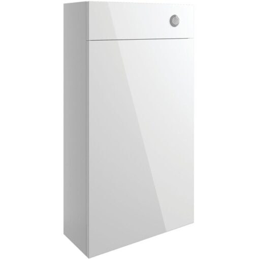 Signature - Bergen Slim Back to Wall wc Toilet Unit 500mm Wide - White Gloss