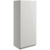 Signature - Bergen Wall Hung 1-Door Storage Unit 300mm Wide - Pearl Grey Gloss