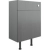 Signature - Malmo Back to Wall wc Toilet Unit 600mm Wide - Grey Ash