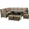 Signature Weave - Charlotte Corner Dining In Nature/Brown