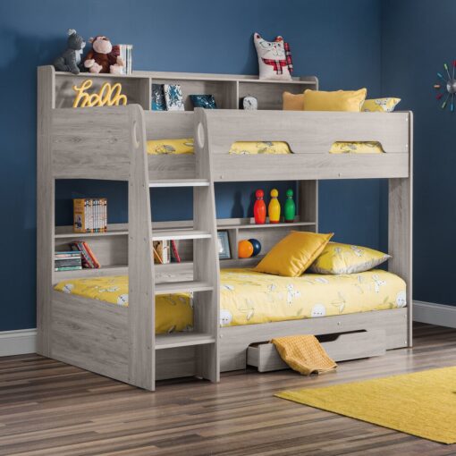 Single (3 ') 1 Drawer Standard Bunk Bed and Mattress