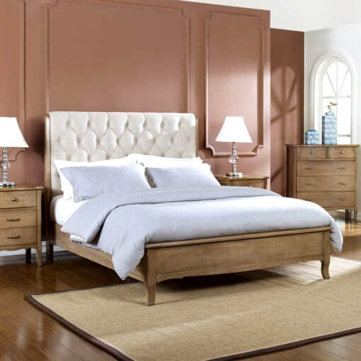 Skylar Bed in Weathered Oak