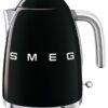 Smeg KLF03BLUK 50's Style Retro Kettle - Black