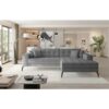 Solange Right Hand Facing Corner Sofa Bed - Grey