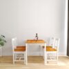 Solid Wooden Dining Table and 4 Chairs Set, Dining Kitchen Furniture - Honey, Natural Pine - Elegant