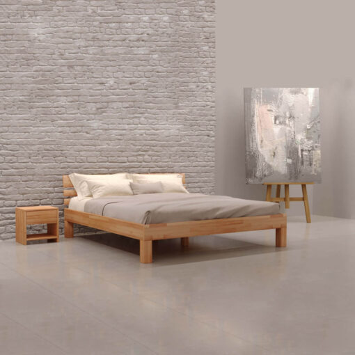 Solid wood bed Rosalind