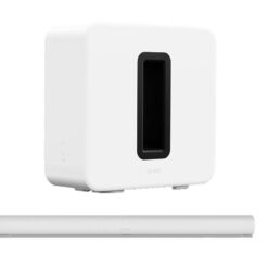 Sonos Arc Sound Bar & SUB (Gen 3) Wireless Subwoofer Bundle - White, White