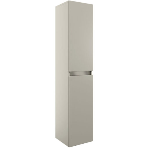 Stockholm Wall Hung 2-Door Tall Unit 300mm Wide - Latte - Signature