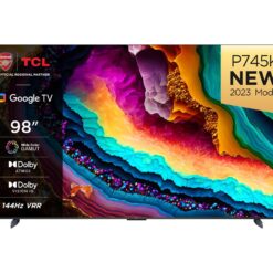 TCL 98P745K 98" Smart 4K Ultra HD HDR LED TV with Google Assistant, Black