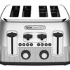 TEFAL Avanti Classic TT780E40 4-Slice Toaster - Silver, Silver/Grey